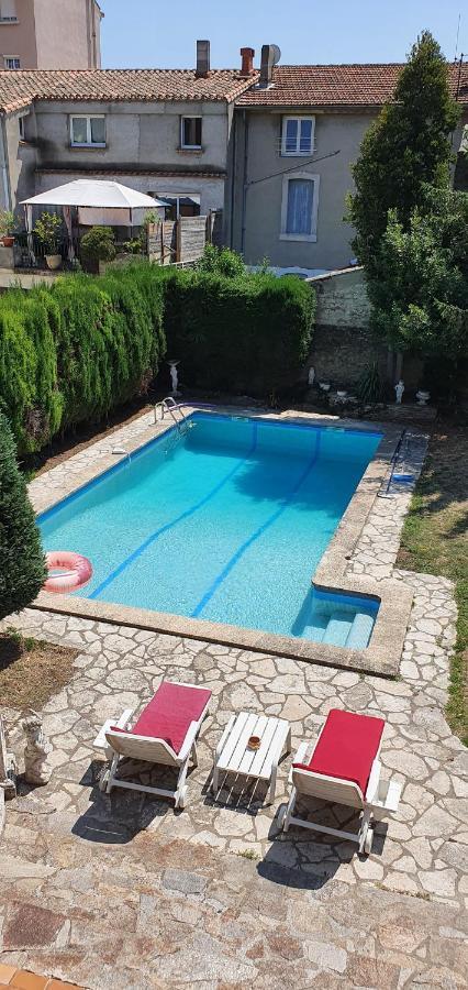 La Casa De Margarita Y Sisco, Villa Avec Piscine Carcassonne Bagian luar foto