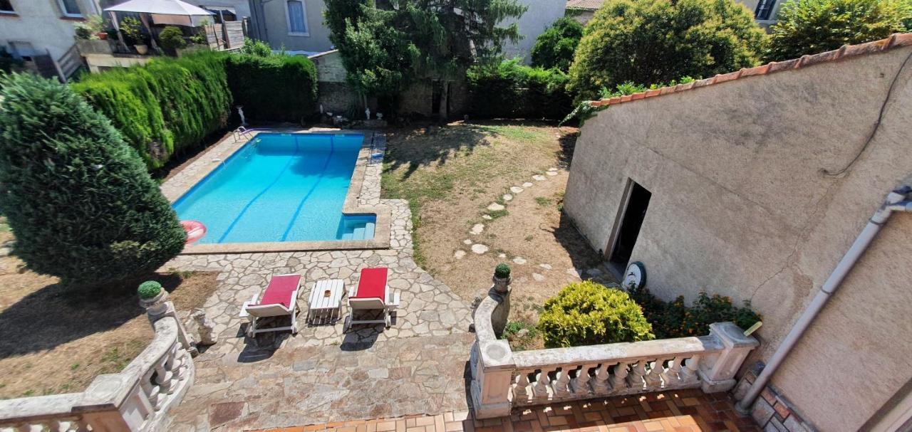 La Casa De Margarita Y Sisco, Villa Avec Piscine Carcassonne Bagian luar foto