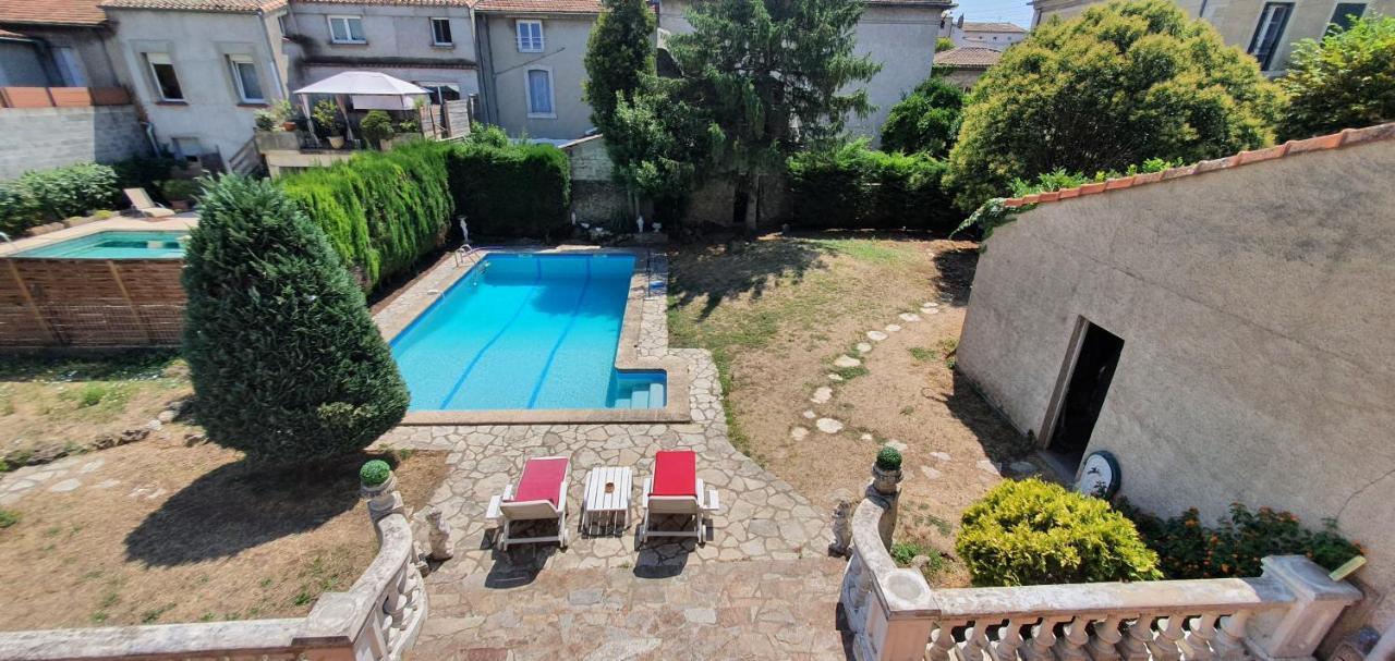 La Casa De Margarita Y Sisco, Villa Avec Piscine Carcassonne Bagian luar foto